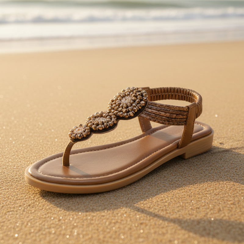 Comfortable boho flat sandals for women - 7
