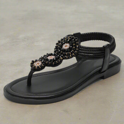 Comfortable boho flat sandals for women - 5