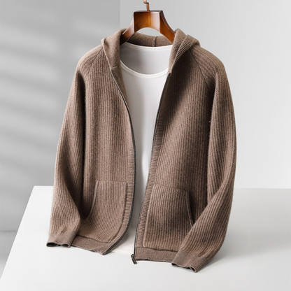Refined Zip Hoodie Trendy for Men | Matteo