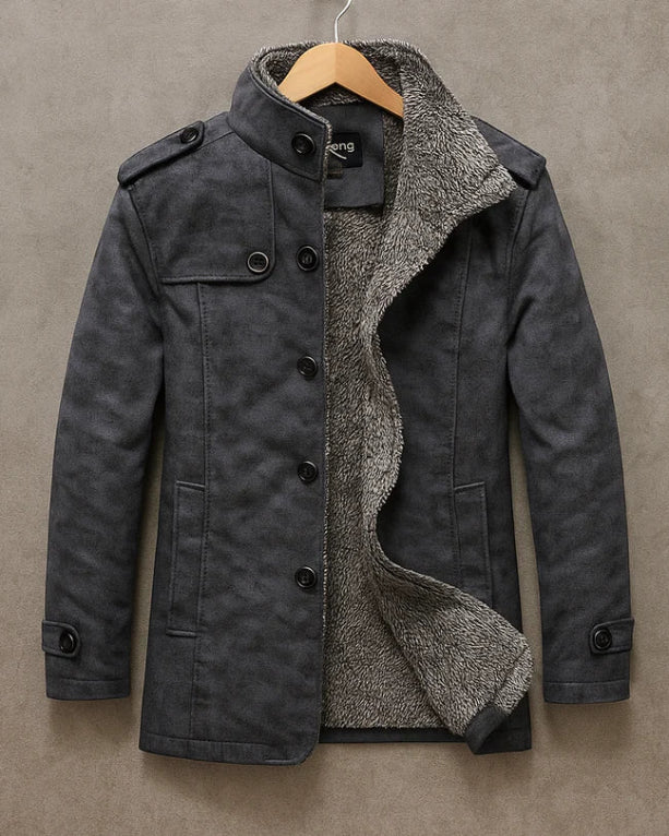 Classic everyday casual leather jacket for men | Carl -5