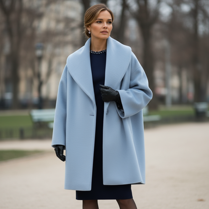Tailored Longline Coat Stylish for Women | Vivienne