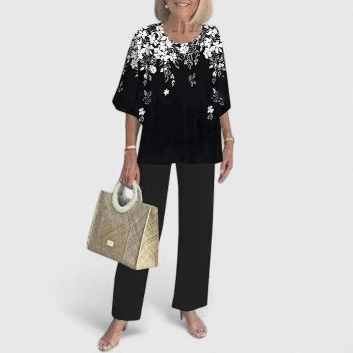 Elegant relaxed two-piece co-ord set for women | Martha - 13