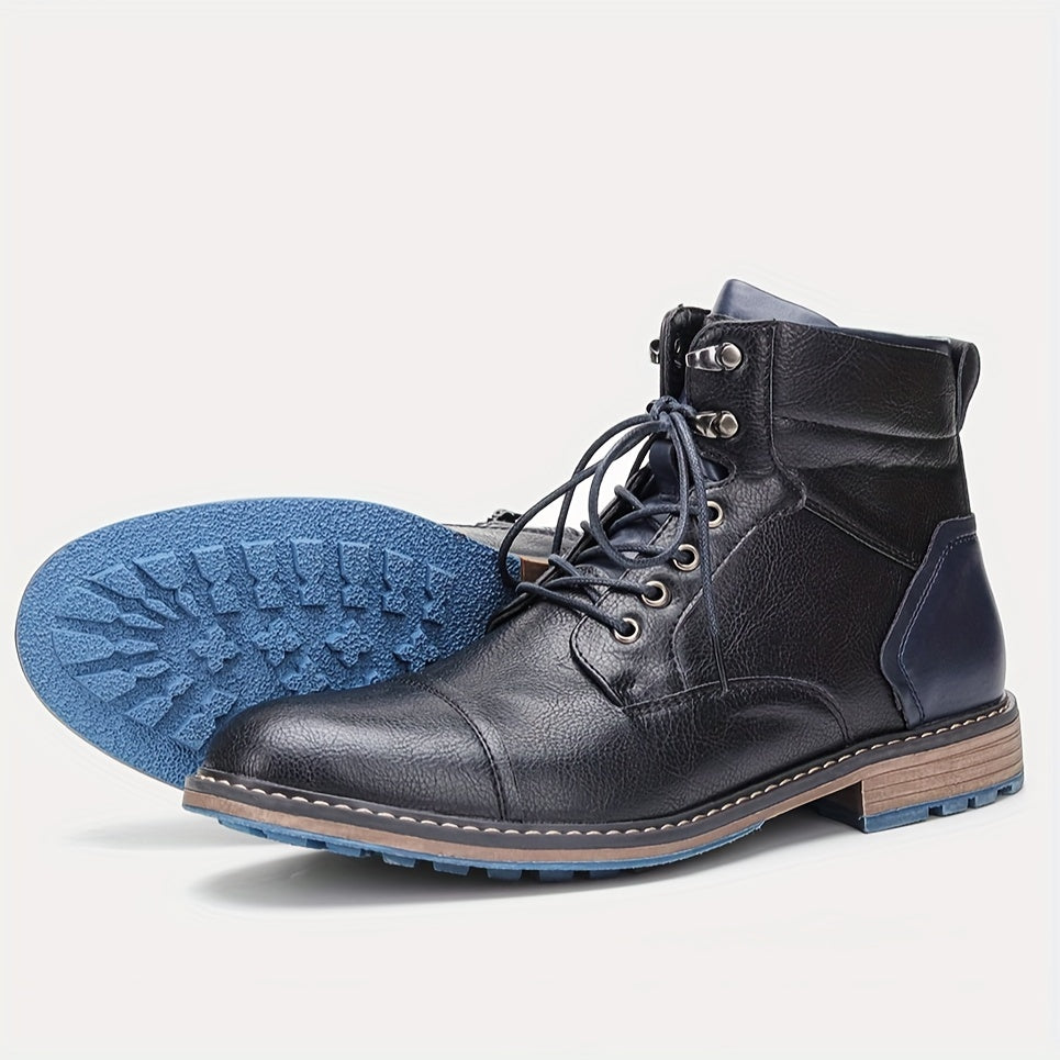 Timeless brogue-detail heritage boots for men | Maxwell -10