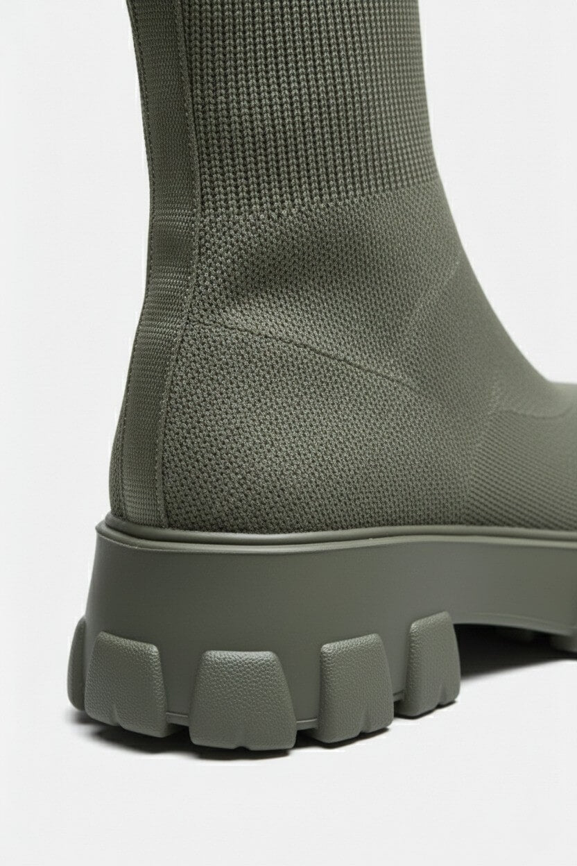 Chunky Sole Pull On Ankle Boots Stylish For Women | Virella