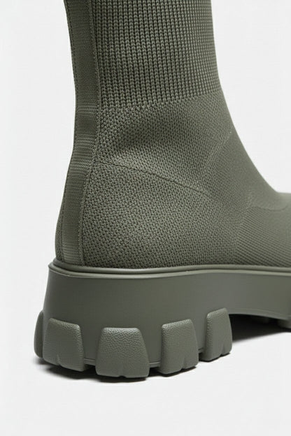 Chunky Sole Pull On Ankle Boots Stylish For Women | Virella