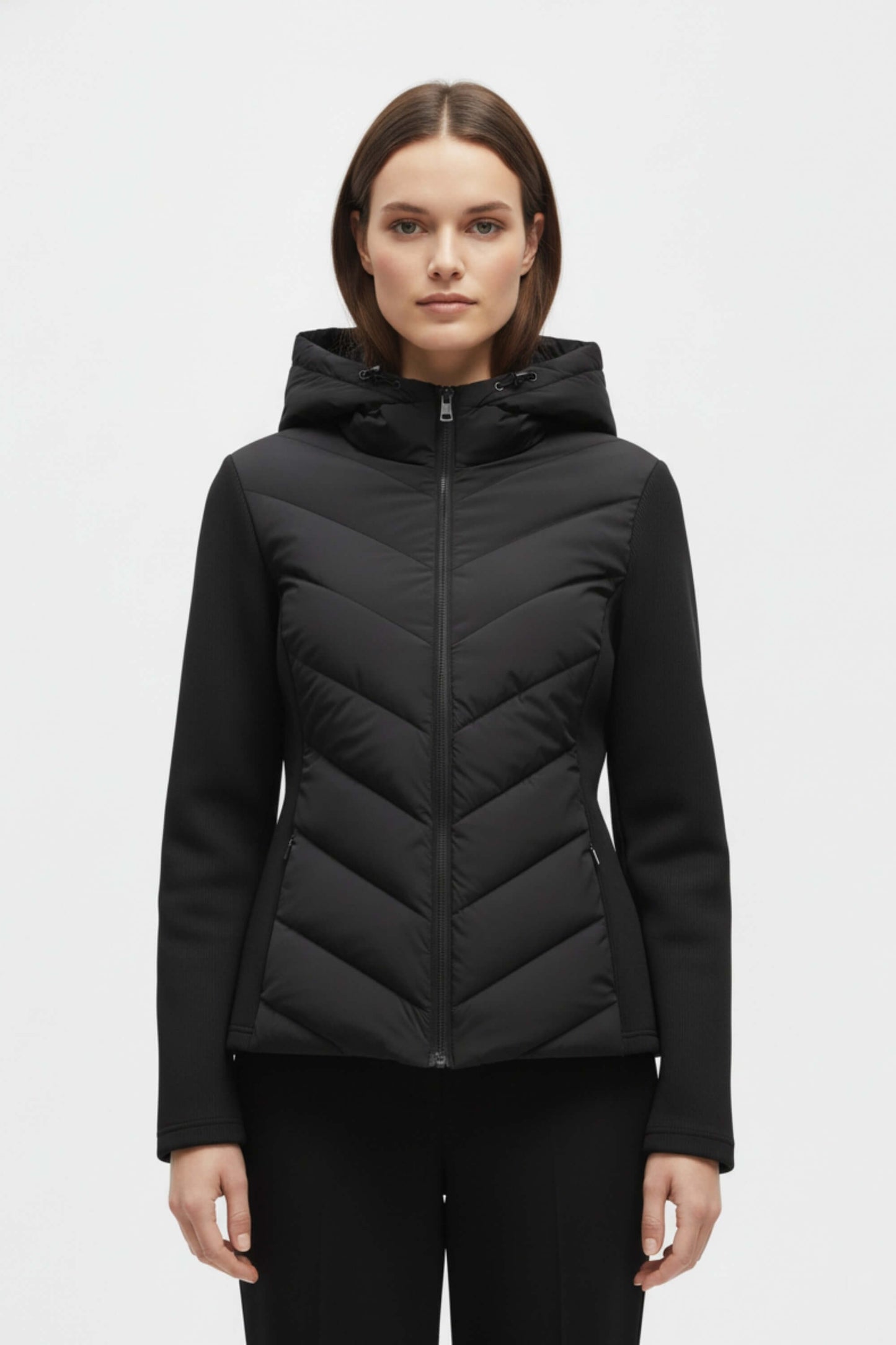 Classic timeless puffer jacket for women -1