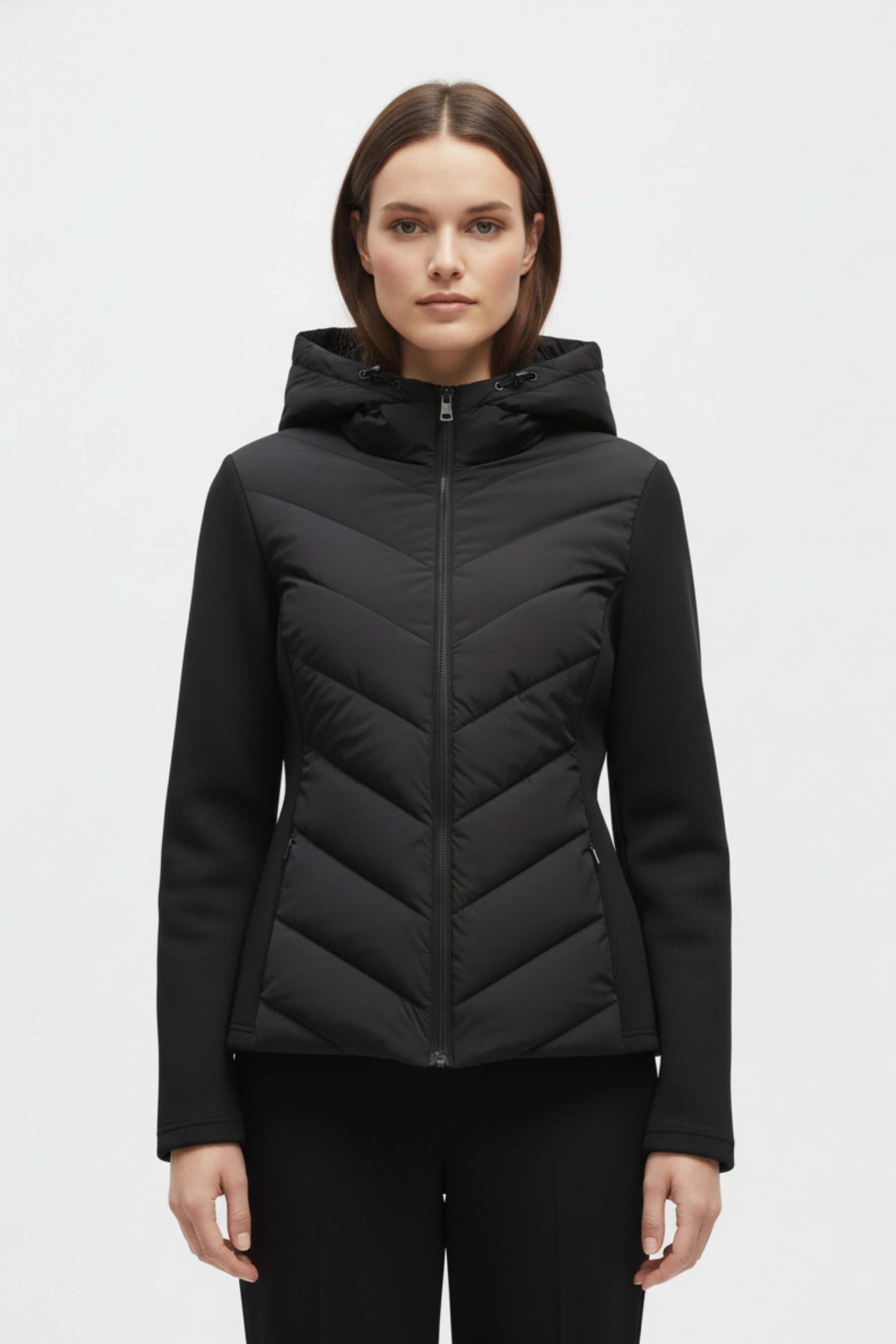 Classic timeless puffer jacket for women -1