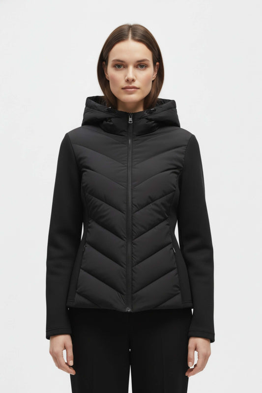 Classic timeless puffer jacket for women -1