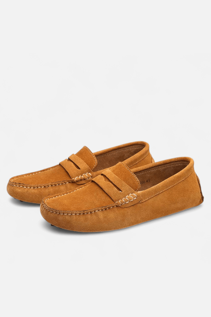 Classic slip-on loafers with refined silhouette for men | Caurelle