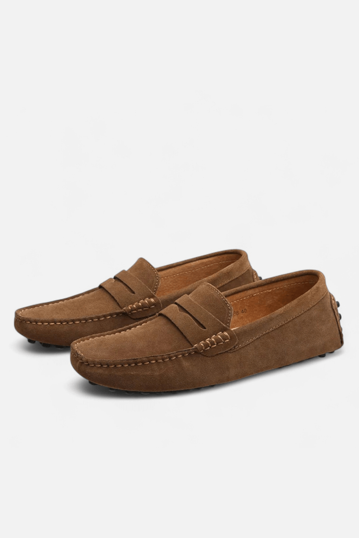 Classic slip-on loafers with refined silhouette for men | Caurelle