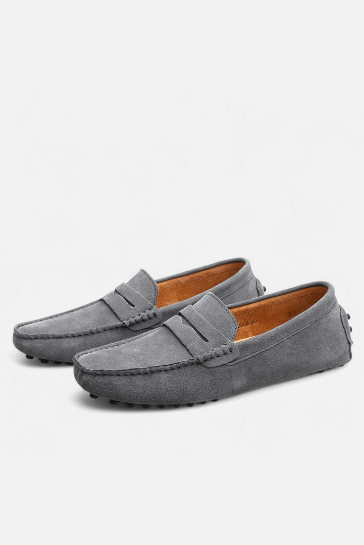 Classic slip-on loafers with refined silhouette for men | Caurelle