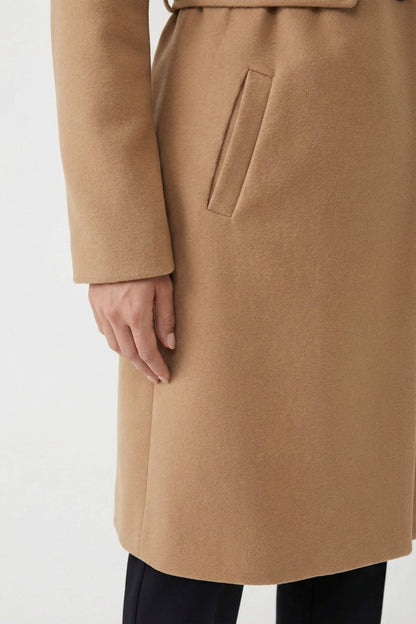 Long Tailored Double Breasted Coat Stylish For Women | Arlena
