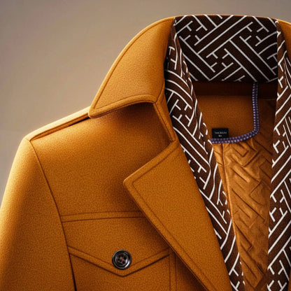 Elegant classic wool winter coat for men | Kensworth - 9