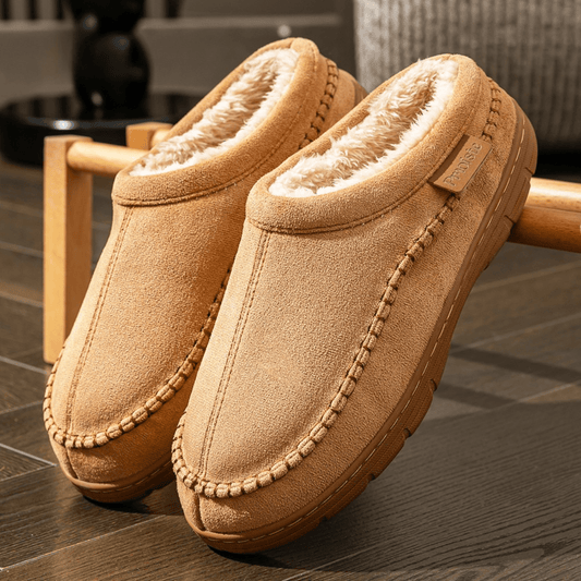 Lined Moccasin Style Slippers Cozy For Men | Coren