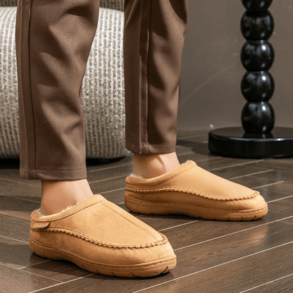 Lined Moccasin Style Slippers Cozy For Men | Coren