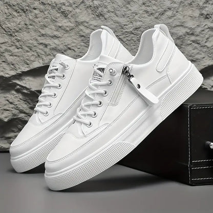 Classic everyday leather casual trainers for men | Stratford -8