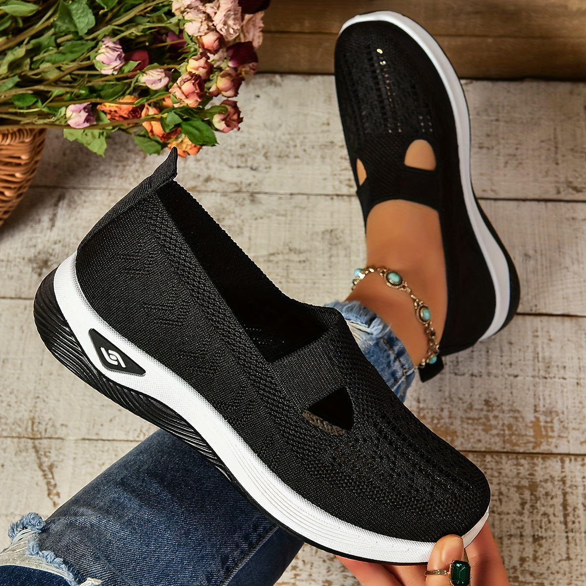 Orthopaedic everyday slip-on comfort shoes for women | Carry -8