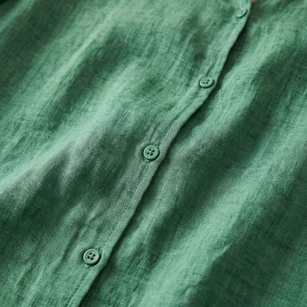 Breathable linen relaxed blouse for women | Clara - 8