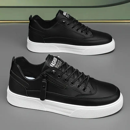 Classic everyday leather casual trainers for men | Stratford -4
