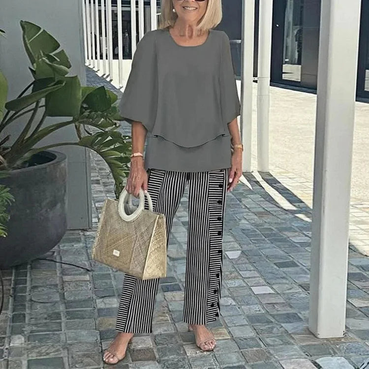 Classic matching co-ord set for women | Genevieve -8