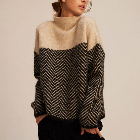 Cosy knit turtleneck sweater for women | Arla - 1