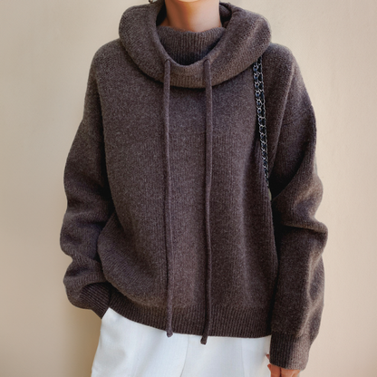Cosy everyday turtleneck classic jumper for women | Ysella -7