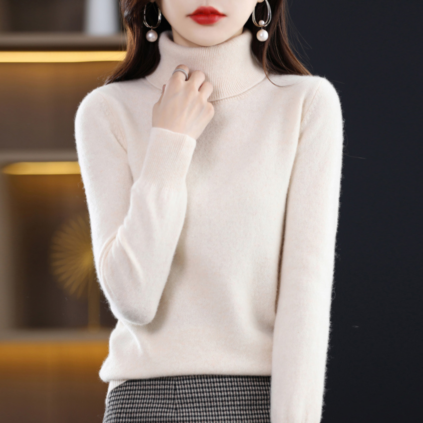 Cosy knit turtleneck sweater for men | Emmie - 14