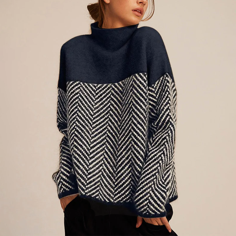 Cosy knit turtleneck sweater for women | Arla - 2