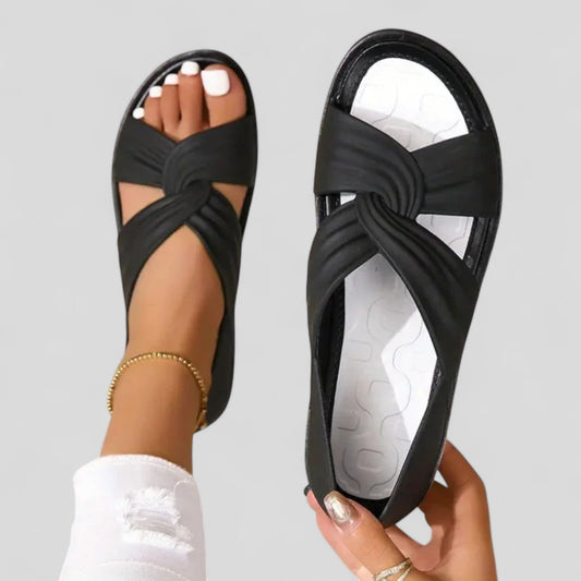 Supportive classic everyday orthopedic sandals for women | Anna -1