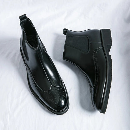 Classic leather chelsea boots for men | Alden - 16