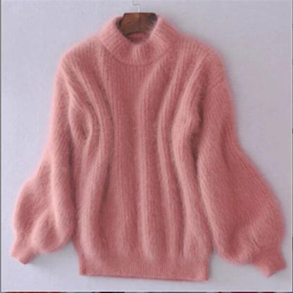 Cosy loose-knit wool blend sweater for women | Emilie - 3