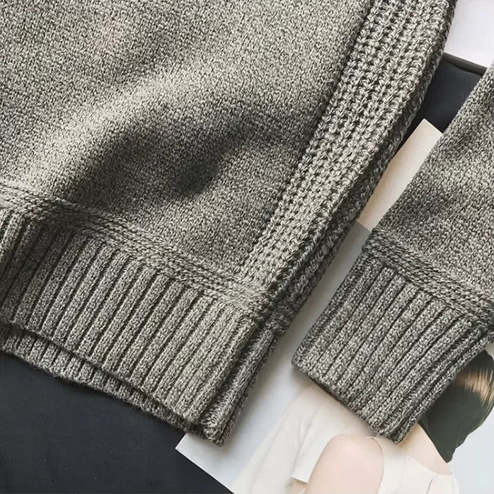Alpine Inspired Knit Sweater Cozy For Men | Aldric