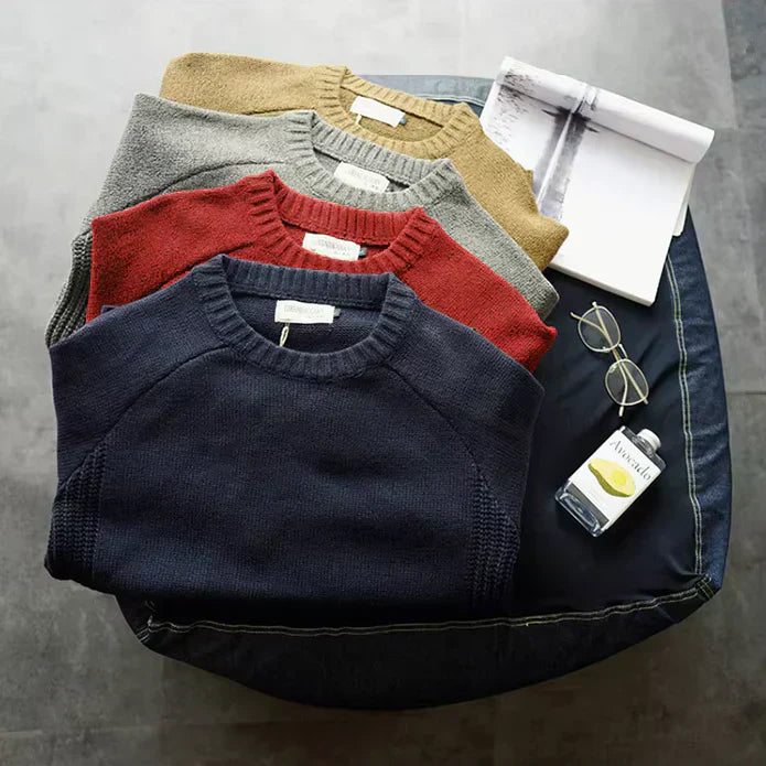 Alpine Inspired Knit Sweater Cozy For Men | Aldric