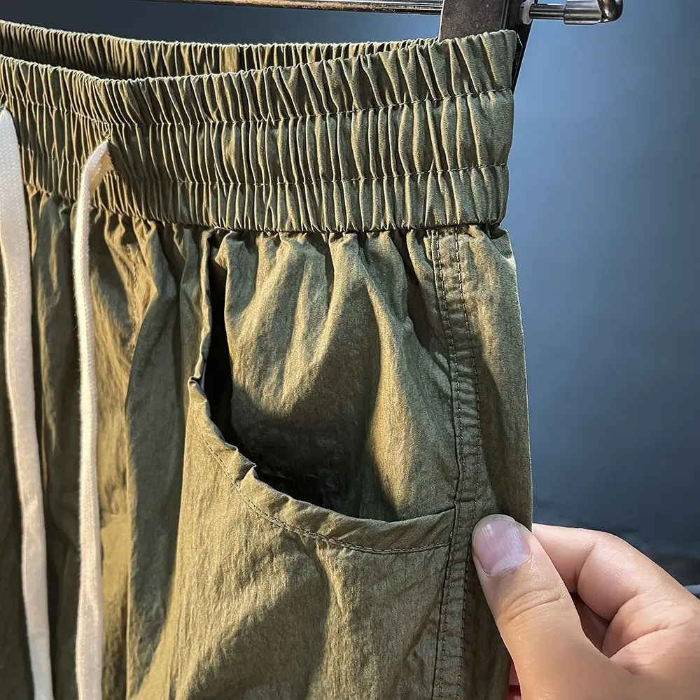 Utility Cargo Shorts With Buckle Detail Versatile For Men | Asher