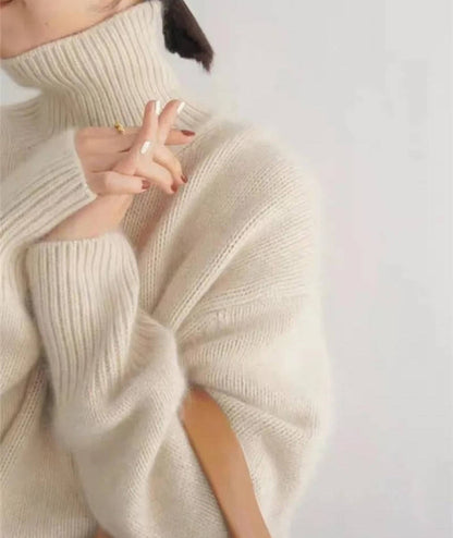 Soft luxurious cashmere turtleneck sweater for women - 7