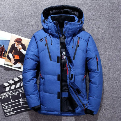 Warm insulated waterproof winter jacket for men - 1