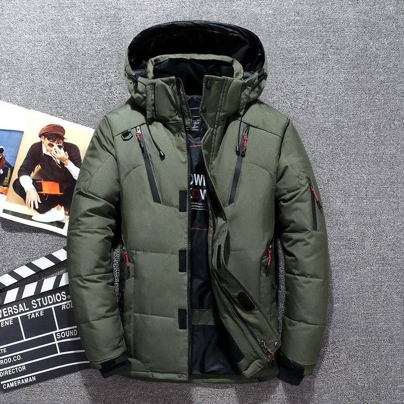 Warm insulated waterproof winter jacket for men - 4