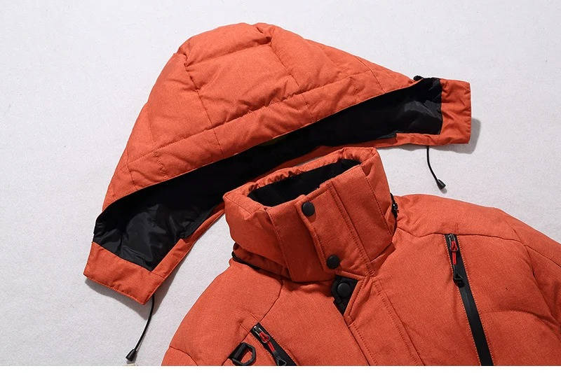 Warm insulated waterproof winter jacket for men - 8