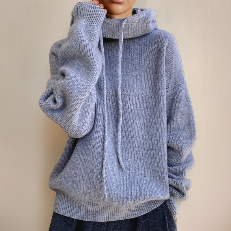 Cosy everyday turtleneck classic jumper for women | Ysella -5