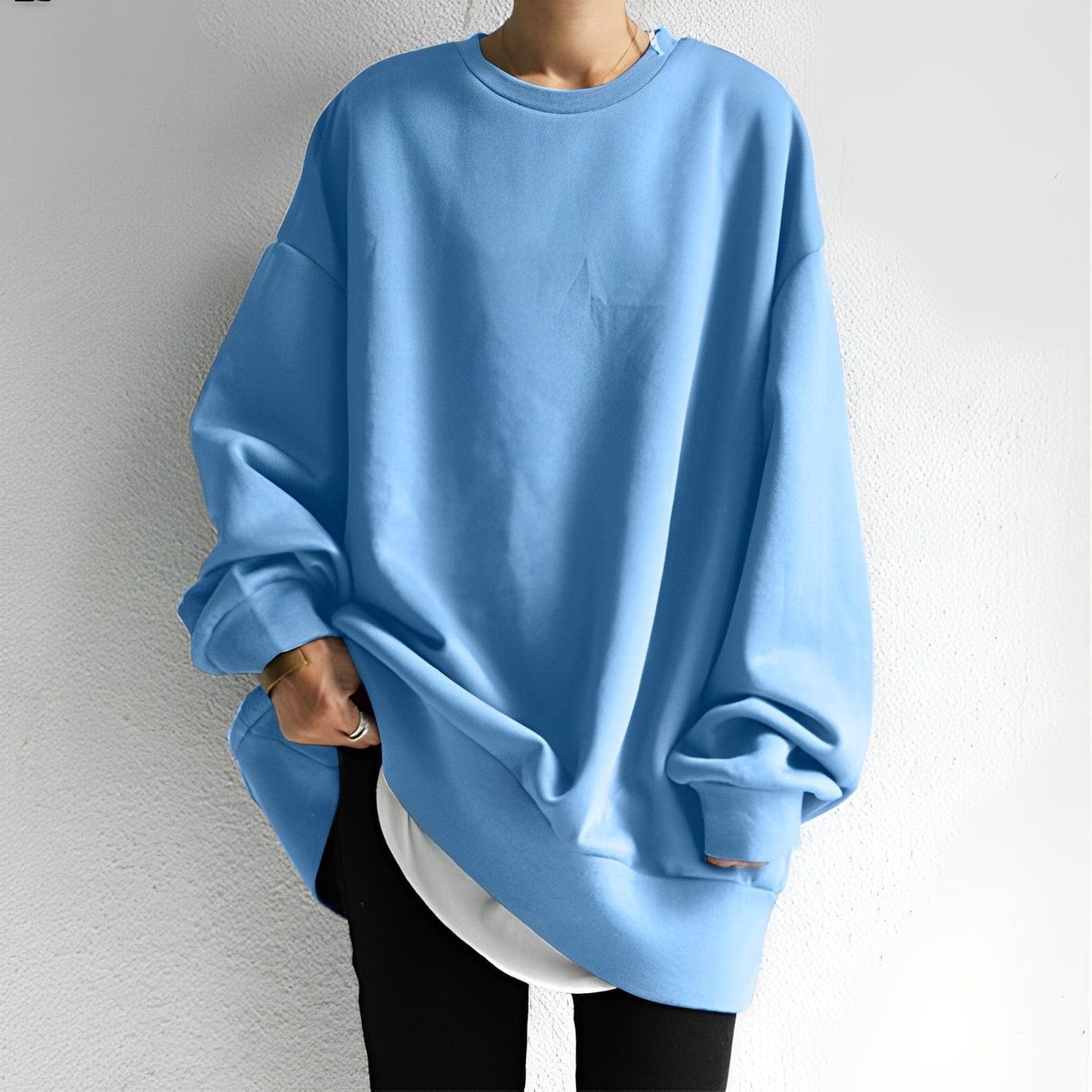 Soft warm everyday knit pullover for women - 5
