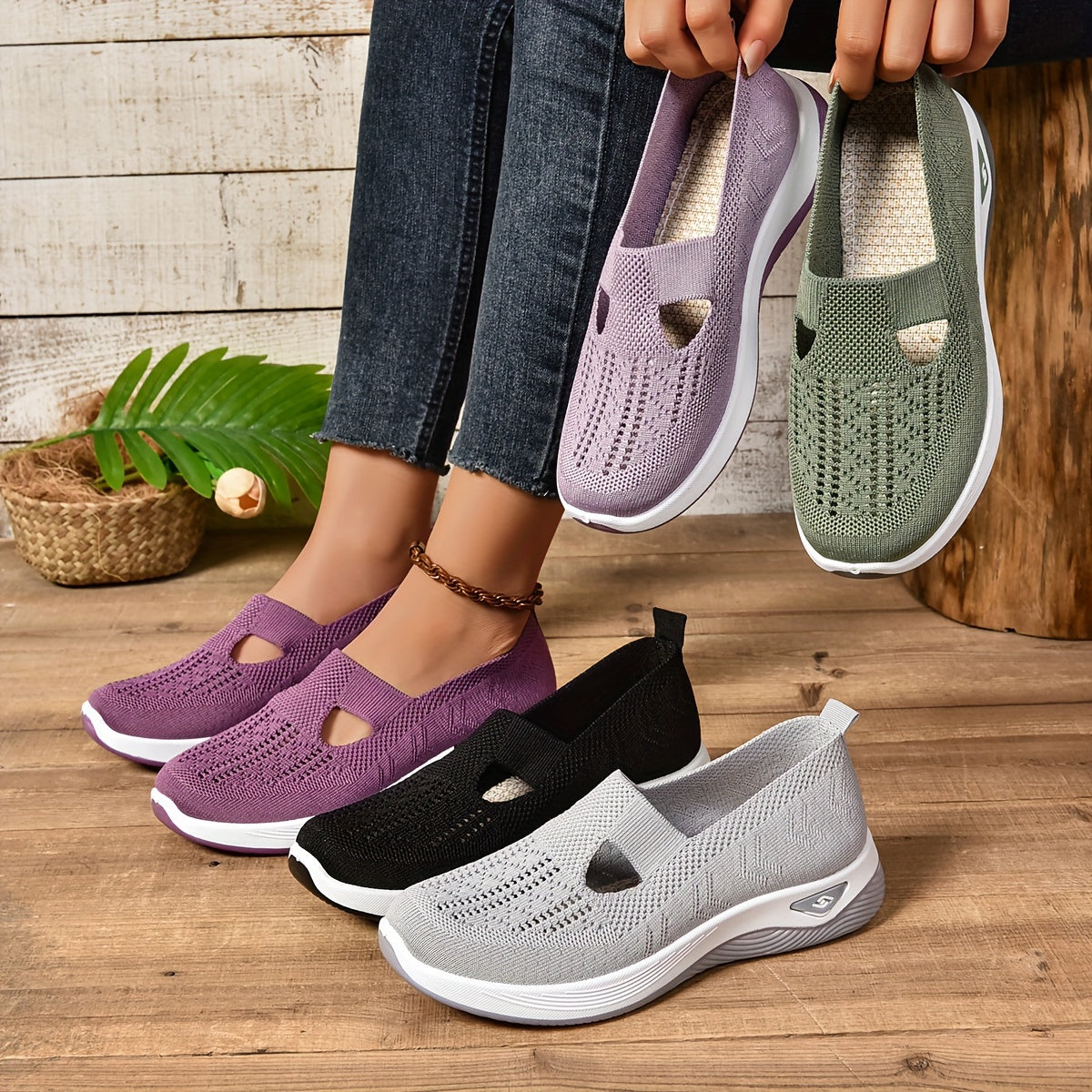 Orthopaedic everyday slip-on comfort shoes for women | Carry -6