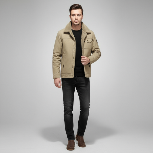 Utility Button Front Jacket Stylish for Men | Harrison
