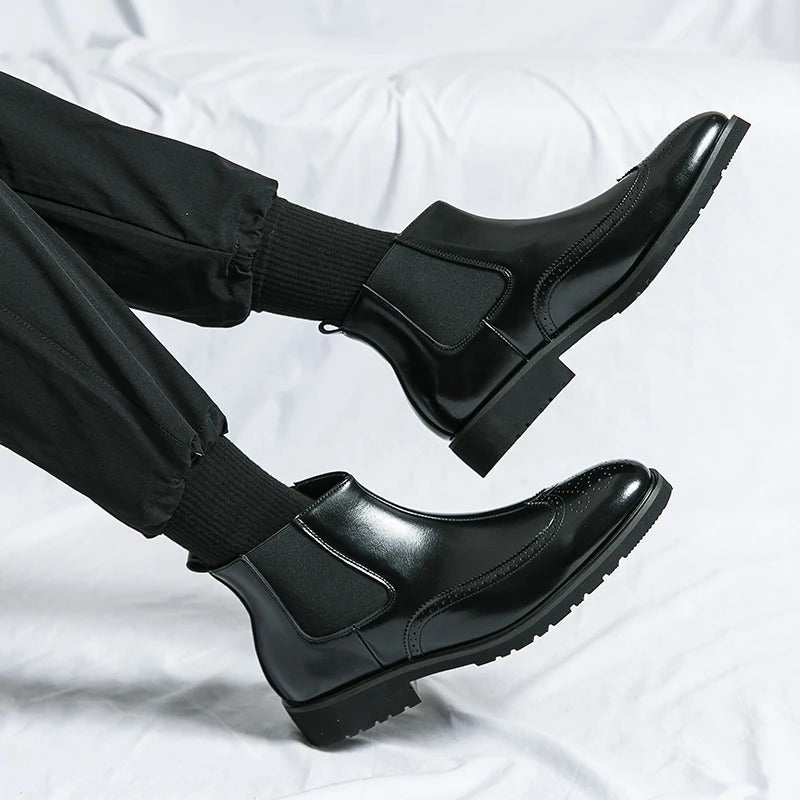 Classic leather chelsea boots for men | Alden - 22