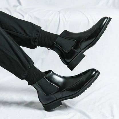 Classic leather chelsea boots for men | Alden - 22