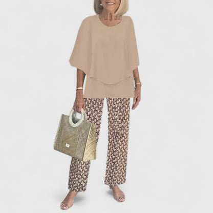 Elegant relaxed two-piece co-ord set for women | Martha - 15