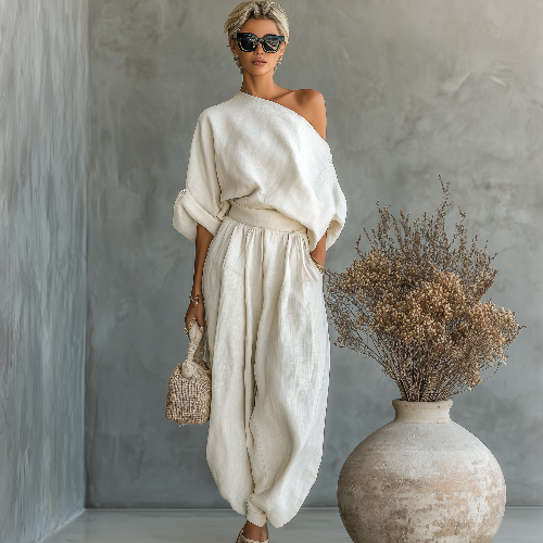 Relaxed boho backless everyday romper for women | JOVA - 1
