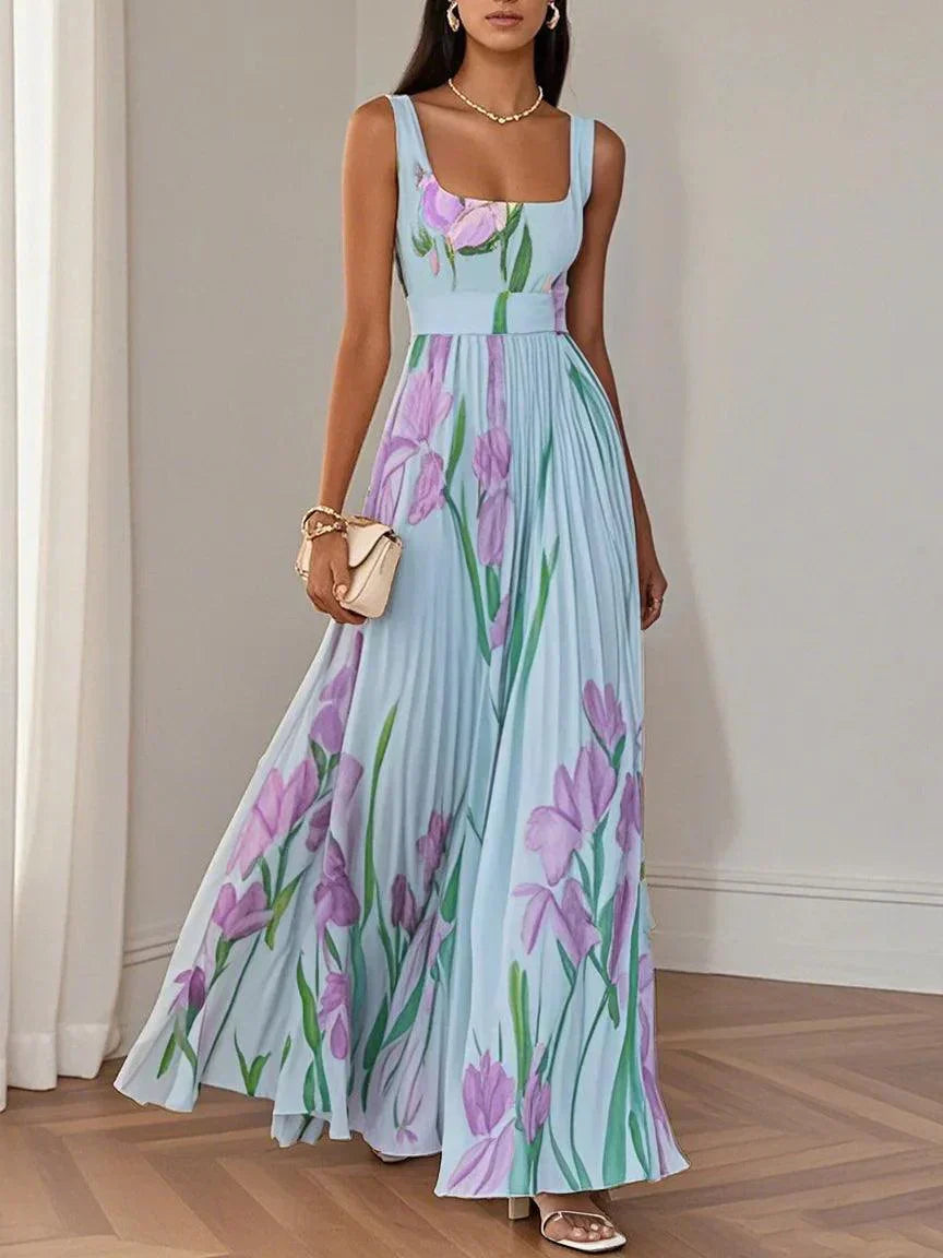 Floral Print Long Dress Chic For Women | Charlene