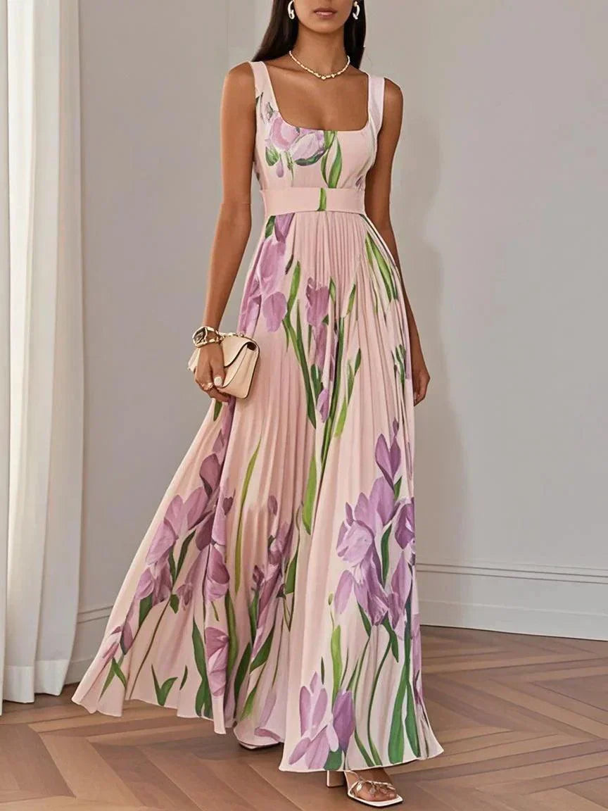 Floral Print Long Dress Chic For Women | Charlene