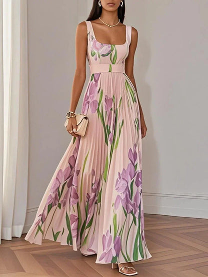 Floral Print Long Dress Chic For Women | Charlene
