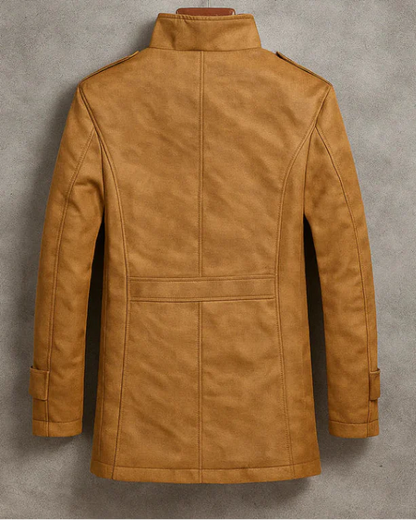 Classic everyday casual leather jacket for men | Carl -3